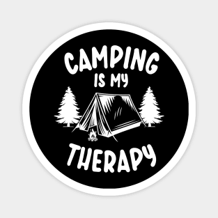 Camping is my Therapy - For Camper and Hikers Magnet